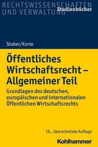 Abbildung von: Öffentliches Wirtschaftsrecht - Allgemeiner Teil - Kohlhammer