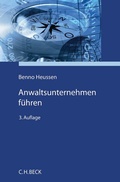 Cover: Anwaltsunternehmen f&uuml;hren - C.H.BECK