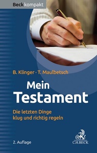 Abbildung von: Mein Testament - C.H.BECK