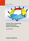 Cover: Gesetz &uuml;ber kommunale Zusammenarbeit Baden-W&uuml;rttemberg Kurzkommentar - Boorberg