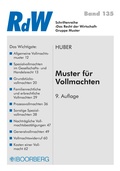 Abbildung von: Muster für Vollmachten - Boorberg