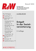 Cover: Entgelt in der Sozialversicherung - Boorberg