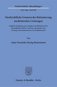 Abbildung von: Strafrechtliche Grenzen der Rationierung medizinischer Leistungen - fibre