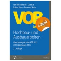 Abbildung von: VOB im Bild Hochbau- und Ausbauarbeiten - E-Book (PDF) - Rudolf Müller Verlag