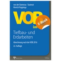 Abbildung von: VOB im Bild - Tiefbau- und Erdarbeiten - E-Book (PDF) - Rudolf Müller Verlag
