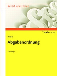 Abbildung von: Abgabenordnung - NWB