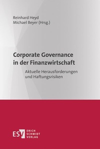 Abbildung von: Corporate Governance in der Finanzwirtschaft - Erich Schmidt Verlag