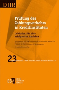 Abbildung von: Prüfung des Zahlungsverkehrs in Kreditinstituten - Erich Schmidt Verlag
