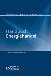Abbildung von: Handbuch Energiehandel - Erich Schmidt Verlag
