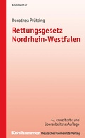Cover: Rettungsgesetz Nordrhein-Westfalen - Deutscher Gemeindeverlag