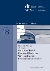Bild vergrößern Bild: Corporate Social Responsibility in der Wirtschaftskrise - Edition Rainer Hampp