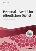 Cover: Personalauswahl im &ouml;ffentlichen Dienst - Haufe-Lexware