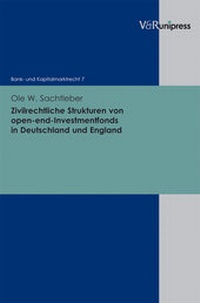 Abbildung von: Zivilrechtliche Strukturen von open-end-Investmentfonds in Deutschland und England - V&R unipress