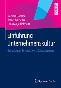 Abbildung von: Einführung Unternehmenskultur - Springer Gabler