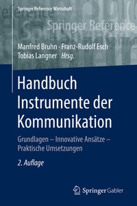 Enlarge image Cover: Handbuch Instrumente der Kommunikation - Springer Gabler