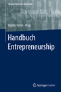 Cover: Handbuch Entrepreneurship - Springer Gabler