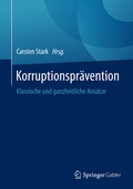 Cover: Korruptionspr&auml;vention - Springer Gabler