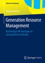 Cover: Generation Resource Management - Springer Gabler