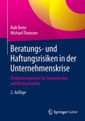 Cover: Beratungs- und Haftungsrisiken in der Unternehmenskrise - Springer Gabler