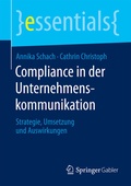 Cover: Compliance in der Unternehmenskommunikation - Springer Gabler