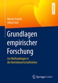 Cover: Grundlagen empirischer Forschung - Springer Gabler