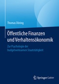Cover: &Ouml;ffentliche Finanzen und Verhaltens&ouml;konomik - Springer Gabler