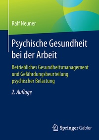 Abbildung von: Psychische Gesundheit bei der Arbeit - Springer Gabler