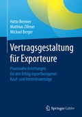 Cover: Vertragsgestaltung f&uuml;r Exporteure - Springer Gabler
