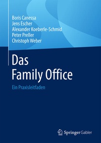 Abbildung von: Das Family Office - Springer Gabler