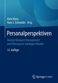 Abbildung von: Personalperspektiven - Springer Gabler