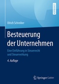Cover: Besteuerung der Unternehmen - Springer Gabler