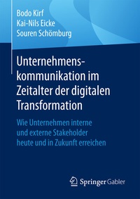 Abbildung von: Unternehmenskommunikation im Zeitalter der digitalen Transformation - Springer Gabler