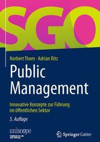 Enlarge image Cover: Public Management - Springer Gabler