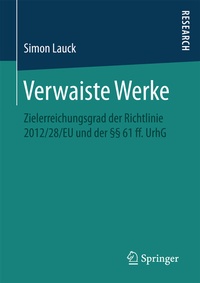 Abbildung von: Verwaiste Werke - Springer