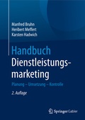 Cover: Handbuch Dienstleistungsmarketing - Springer Gabler