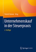 Cover: Unternehmenskauf in der Steuerpraxis - Springer Gabler