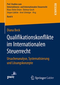 Abbildung von: Qualifikationskonflikte im Internationalen Steuerrecht - Springer Gabler