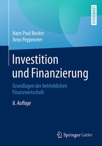 Abbildung von: Investition und Finanzierung - Springer Gabler
