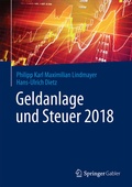Cover: Geldanlage und Steuer 2018 - Springer Gabler