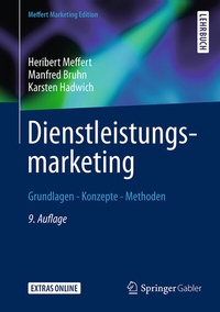 Abbildung von: Dienstleistungsmarketing - Springer Gabler