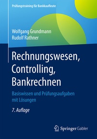 Abbildung von: Rechnungswesen, Controlling, Bankrechnen - Springer Gabler