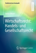 Cover: Wirtschaftsrecht: Handels- und Gesellschaftsrecht - Springer Gabler