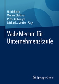 Abbildung von: Vade Mecum für Unternehmenskäufe - Springer Gabler