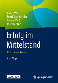 Abbildung von: Erfolg im Mittelstand - Springer Gabler