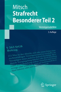 Enlarge image Cover: Strafrecht, Besonderer Teil 2 - Springer