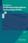 Cover: Einf&uuml;hrung in die moderne Strafrechtsgeschichte - Springer