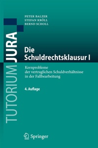 Enlarge image Cover: Die Schuldrechtsklausur I - Springer