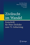 Cover: Zivilrecht im Wandel - Springer