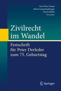 Enlarge image Cover: Zivilrecht im Wandel - Springer