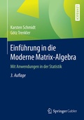 Cover: Einf&uuml;hrung in die Moderne Matrix-Algebra - Springer Gabler